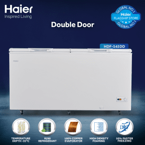 Haier 20 Cu Ft Twin Door Turbo Cool Refrigerator