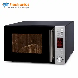 Black Digital Microwave