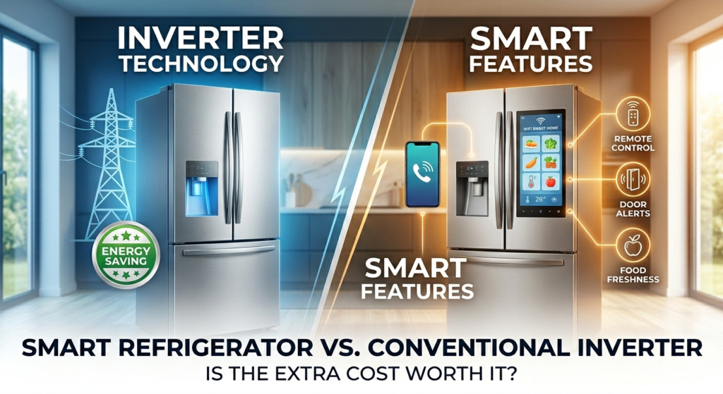 samrt refrigerator vs conventional inverter